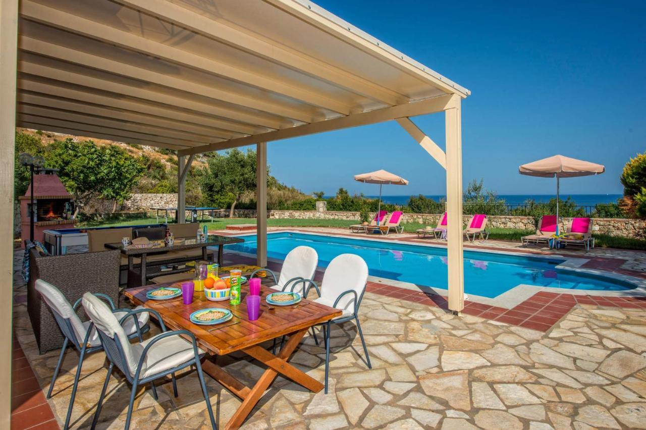 Spathíon Villa Skala Seaview By Villa Plus מראה חיצוני תמונה