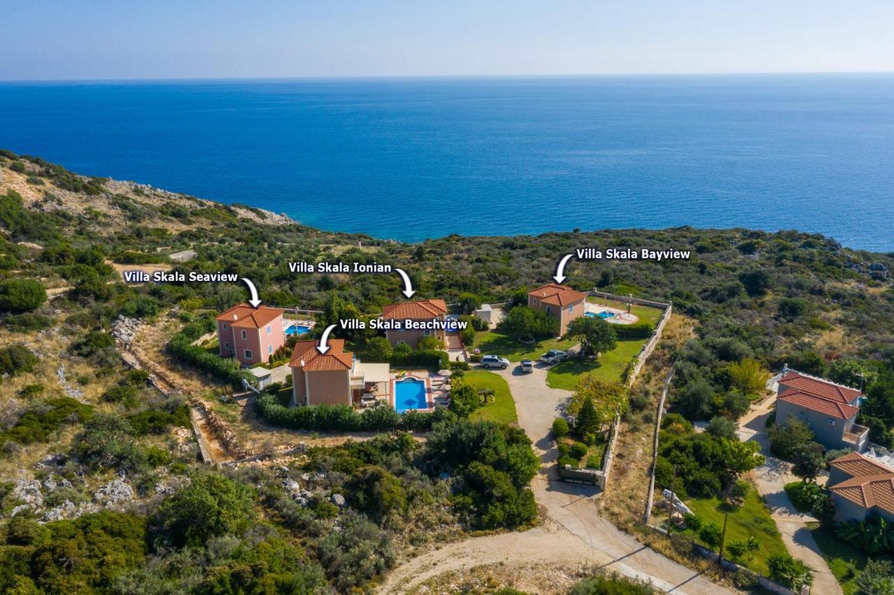 Spathíon Villa Skala Seaview By Villa Plus מראה חיצוני תמונה